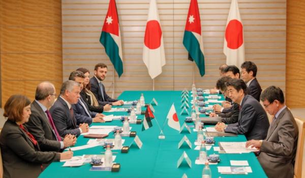الملك: اليابان مستمرة بثبات في دعم الأردن بكل السبل