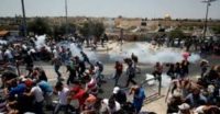 إصابة 8 مواطنين فلسطينيين في مسيرة نصرة للأقصى