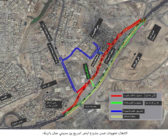 الاشغال: تحويلات ضمن مشروع الباص السريع بين مدينتي عمان والزرقاء