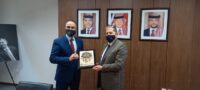 بحث سبل التعاون بين عمان العربية والحسين التقنية